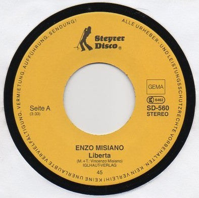 Enzo Misiano : Liberta (7", Single)