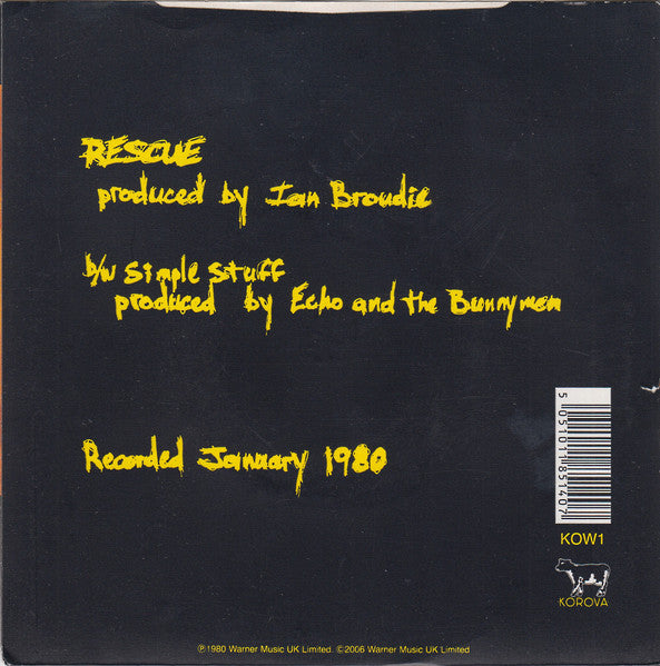 Echo And The Bunnymen* : Rescue (7", Single, Ltd, RP)