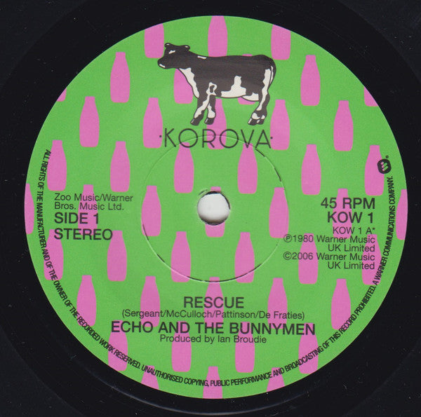 Echo And The Bunnymen* : Rescue (7", Single, Ltd, RP)