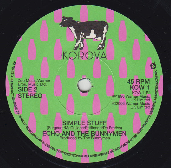 Echo & The Bunnymen : Rescue (7", Single, Ltd, RP)