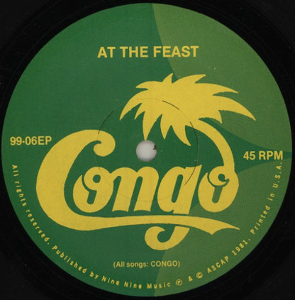 Congo* : At The Feast / Music Maker (12", EP)