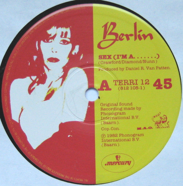 Berlin : Sex (I'm A...) / Pleasure Victim (12", Single)