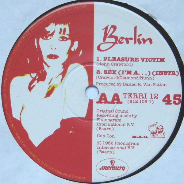 Berlin : Sex (I'm A...) / Pleasure Victim (12", Single)