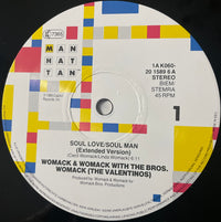 Womack & Womack : Soul Love / Soul Man (Extended Version) (12", Maxi)