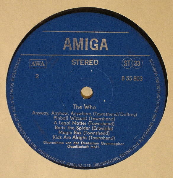 The Who : The Who (LP, Comp)