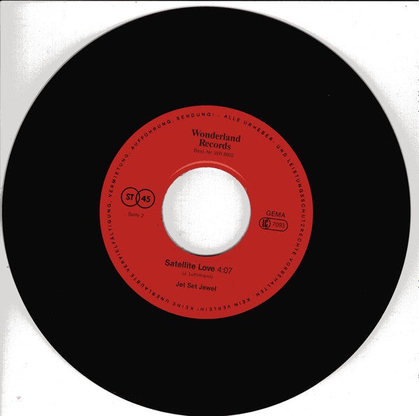 Jet Set Jewel : A Better Word To Come / Satellite Love (7", Single)