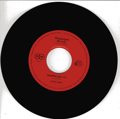 Jet Set Jewel : A Better Word To Come / Satellite Love (7", Single)