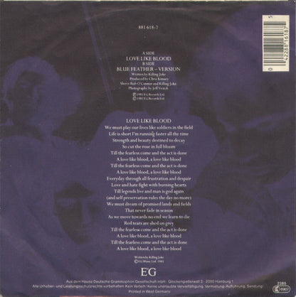 Killing Joke : Love Like Blood (7", Single)