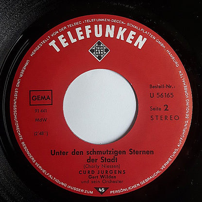 Curd Jürgens : Überall Ist Es Schön Auf Dieser Welt (7", Single)