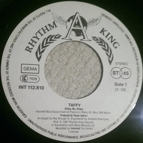 Taffy : Step By Step (7", Single)