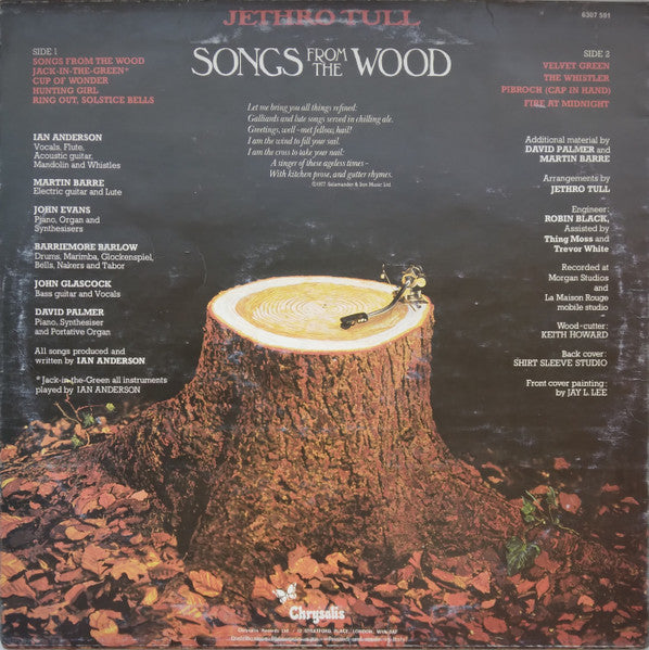 Jethro Tull : Songs From The Wood (LP, Album)