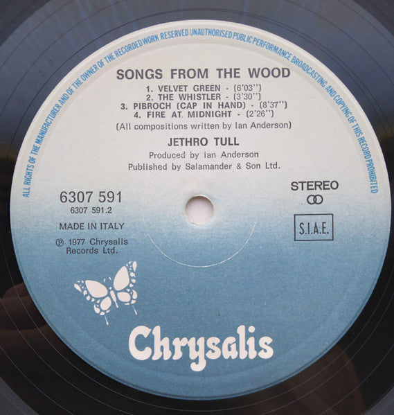 Jethro Tull : Songs From The Wood (LP, Album)