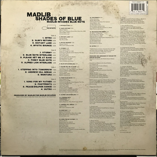 Madlib : Shades Of Blue (2xLP, Album)