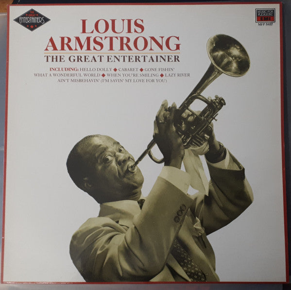Louis Armstrong : The Great Entertainer (LP, Comp, Mono)