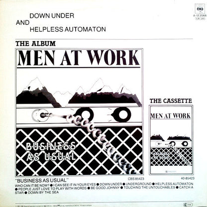 Men At Work : Down Under (12", Maxi)