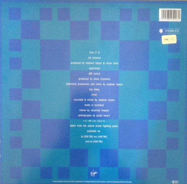 Simple Minds : Kick It In (12", Single)