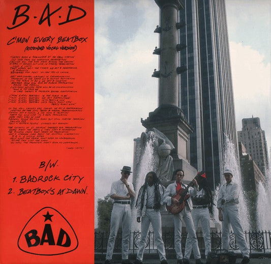 Big Audio Dynamite : C'mon Every Beatbox (12", Single)
