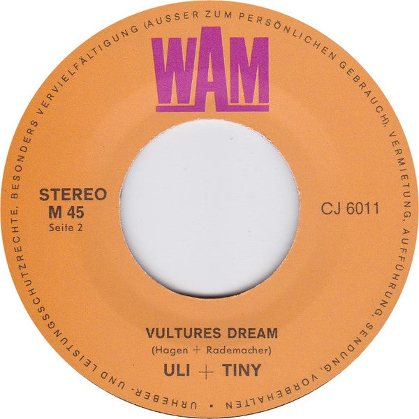 Uli & Tiny : Blues Geier (7", Single)