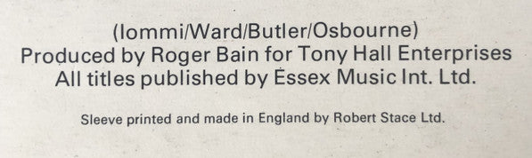 Black Sabbath : Attention! Black Sabbath Volume Two (LP, Comp, RP, Tra)