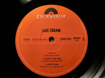 Cream (2) : Live Cream (LP, Album)