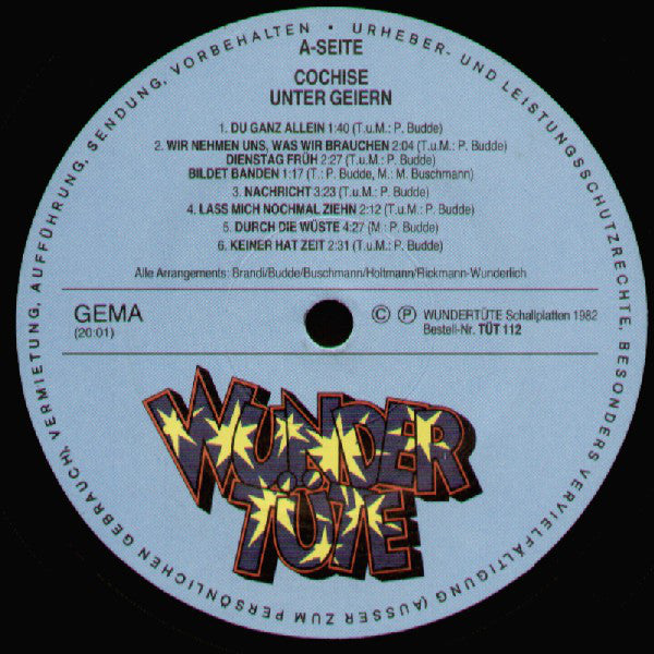 Cochise (3) : Unter Geiern (LP, Album)