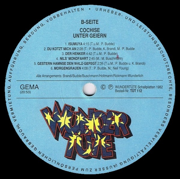 Cochise (3) : Unter Geiern (LP, Album)