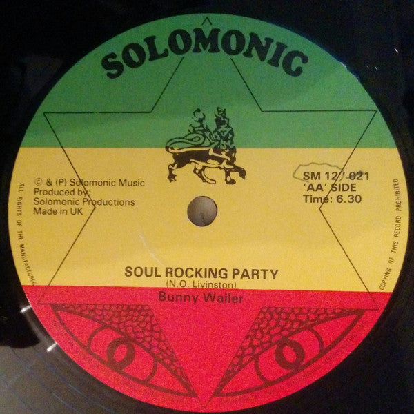 Bunny Wailer : Electro Rap (12", Single)