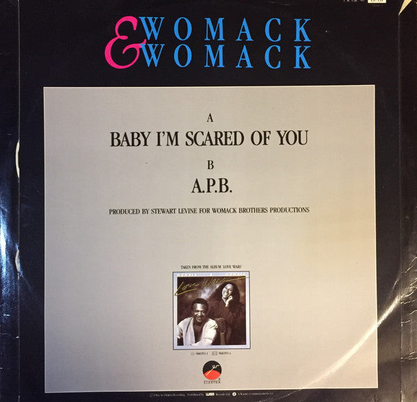 Womack & Womack : Baby I'm Scared Of You (12", Single)