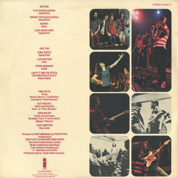 Patto (2) : Roll 'Em Smoke 'Em Put Another Line Out (LP, Album)