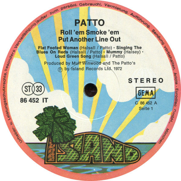 Patto (2) : Roll 'Em Smoke 'Em Put Another Line Out (LP, Album)