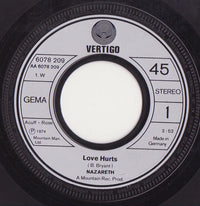 Nazareth (2) : Love Hurts (7", Single)