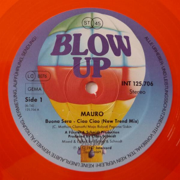 Mauro (3) : Buona Sera - Ciao Ciao (New-Trend-Mix) (12", Maxi, Ora)