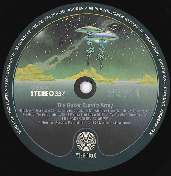 The Baker Gurvitz Army* : The Baker Gurvitz Army (LP, Album, Gat)