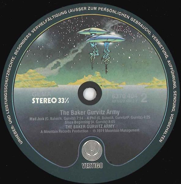 The Baker Gurvitz Army* : The Baker Gurvitz Army (LP, Album, Gat)