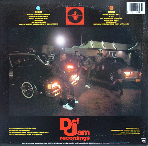 Public Enemy : Yo!  Bum Rush The Show (LP, Album)