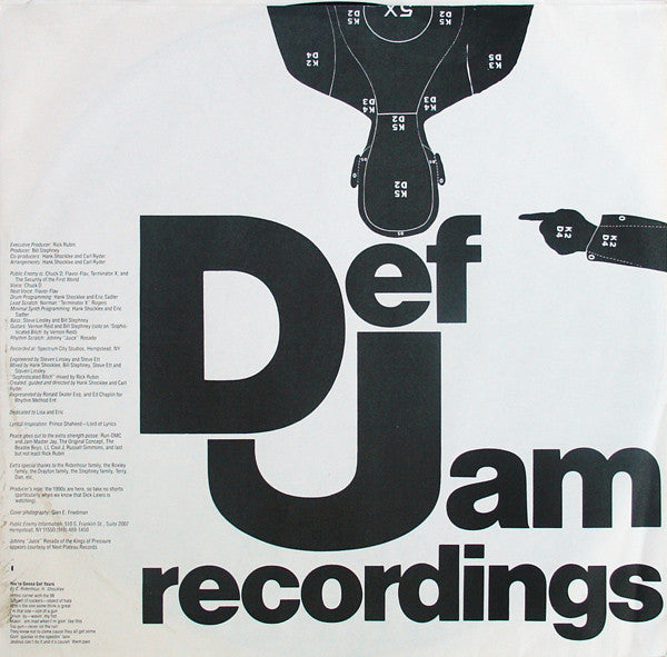 Public Enemy : Yo!  Bum Rush The Show (LP, Album)