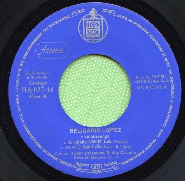 Belisario Lopez Y Su Charanga* : Charanga Pachanga (7", EP)