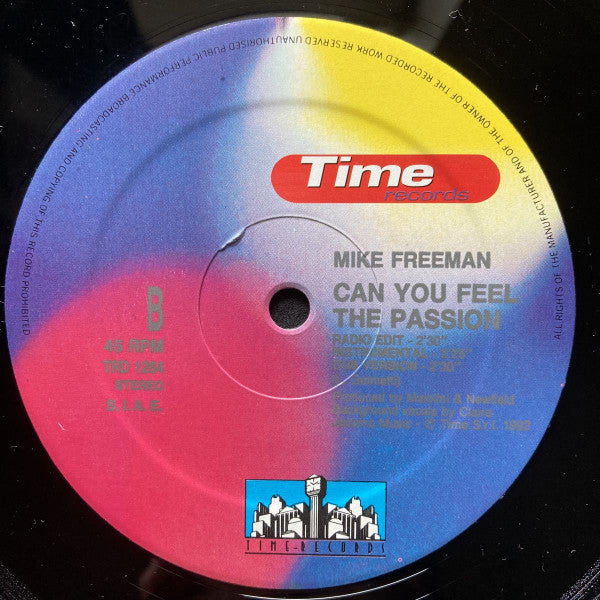 Mike Freeman : Can You Feel The Passion (12")
