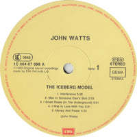 John Watts : The Iceberg Model (LP, Album)