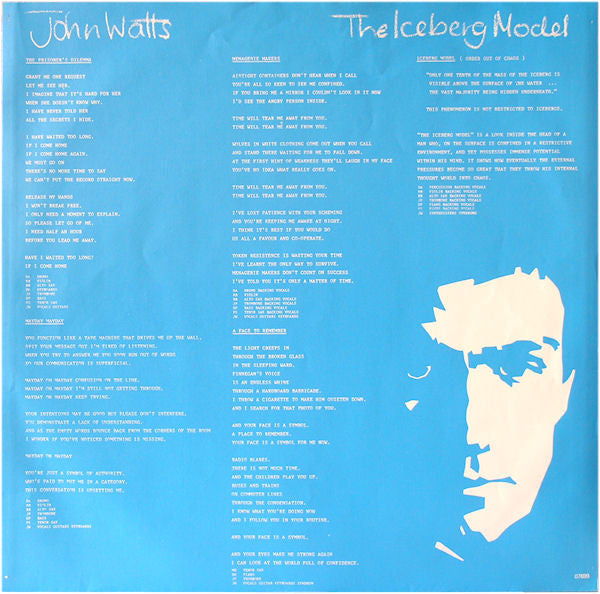 John Watts : The Iceberg Model (LP, Album)