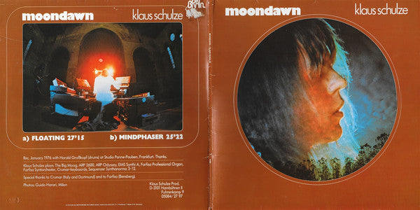 Klaus Schulze : Moondawn (LP, Album, RE, Gat)