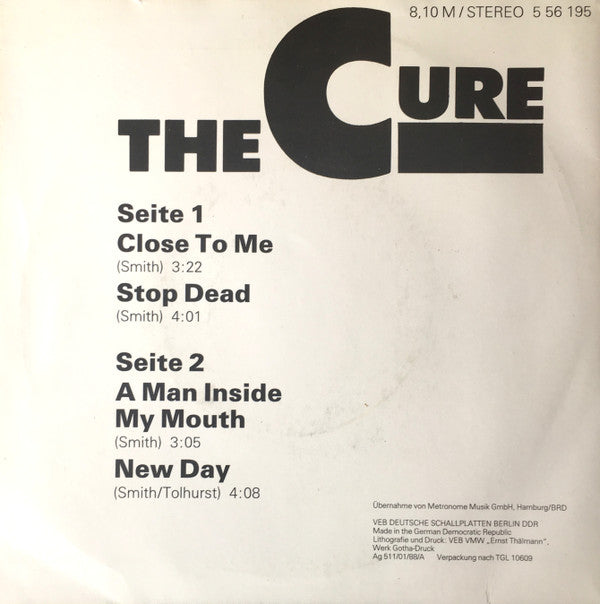 The Cure : The Cure (7", EP, + B)