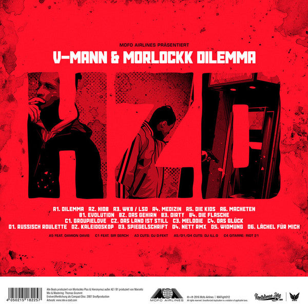 V-Mann* & Morlockk Dilemma : Hang Zur Dramatik (2xLP, Album, Ltd, RE)