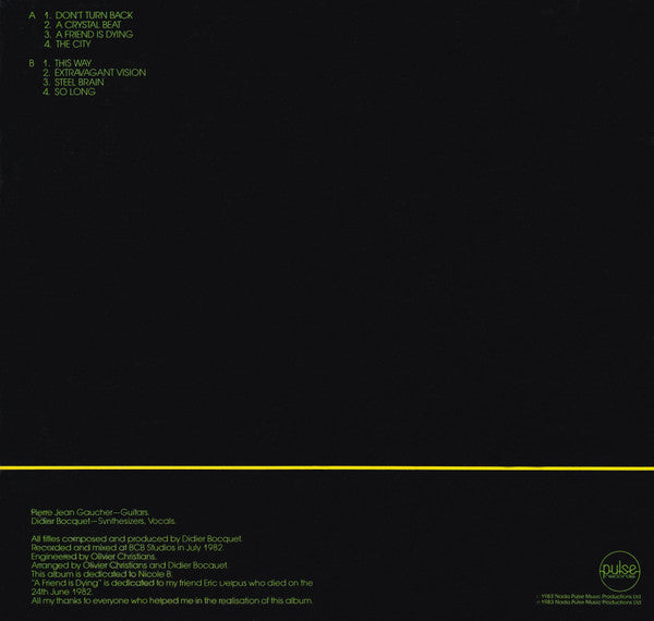 Didier Bocquet : Pictures Of Life (LP, Album)
