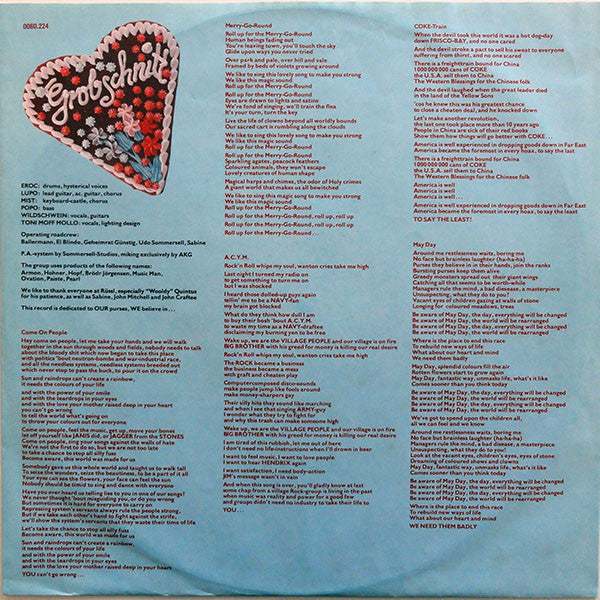 Grobschnitt : Merry-Go-Round (LP, Album)