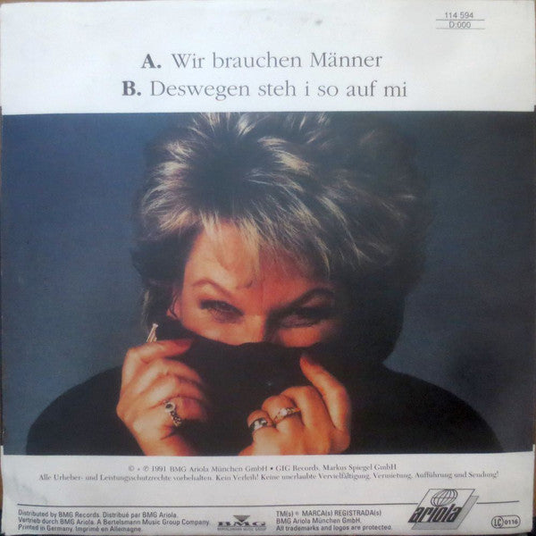 Stefanie Werger : Wir Brauchen Männer (7", Single)