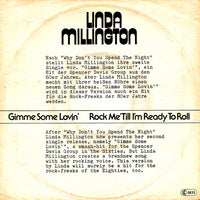 Linda Millington : Gimme Some Lovin' / Rock Me 'Till I'm Ready To Roll (7", Single)