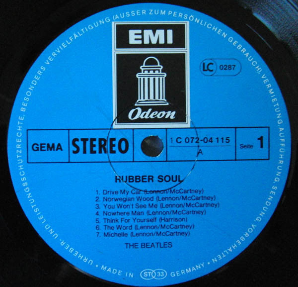 The Beatles : Rubber Soul (LP, Album, RE)