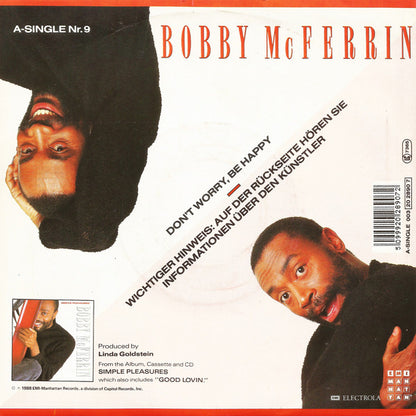 Bobby McFerrin : Don't Worry, Be Happy (7", Single)