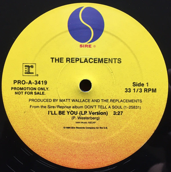 The Replacements : I'll Be You (12", Promo)
